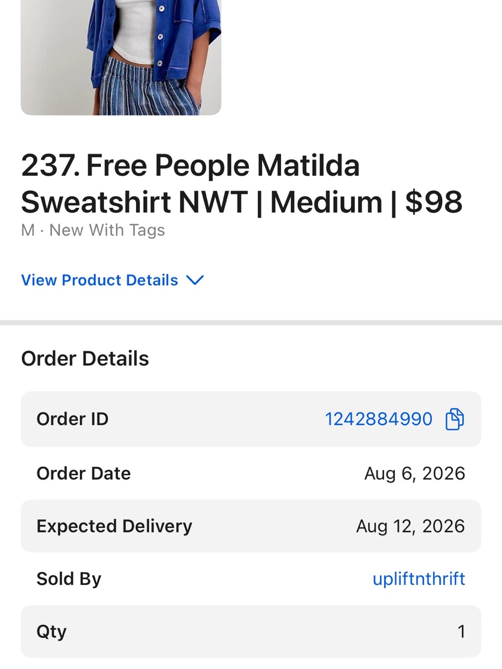 Free People Matilda sweater - Picture 2 of 5